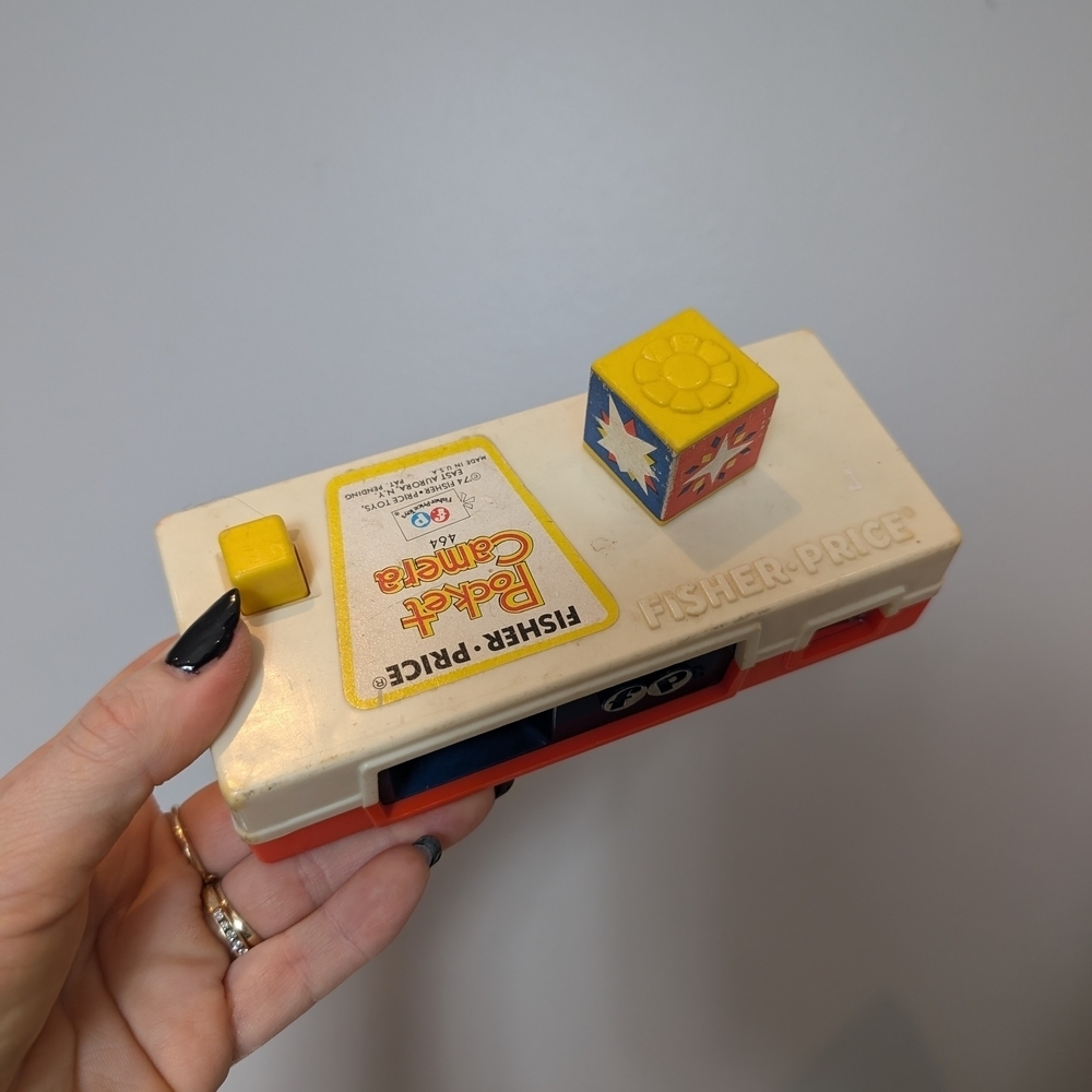 Fisher-Price Red and White Toy Camera - Picture 2 of 8